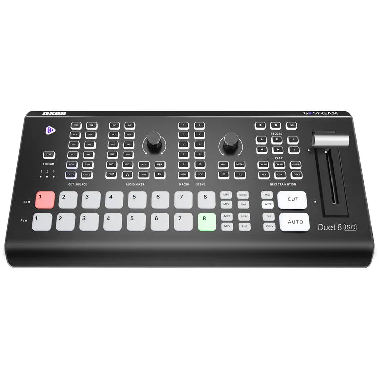 OSEE GoStream Duet 8 ISO 8-Channel Live Stream Switcher
